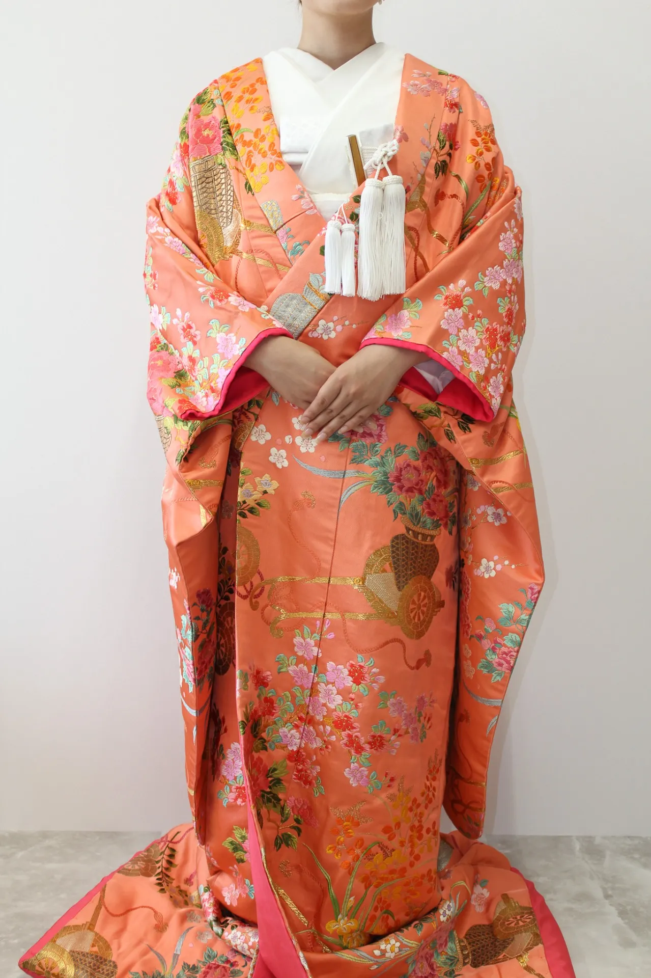 色打掛　ピンク系